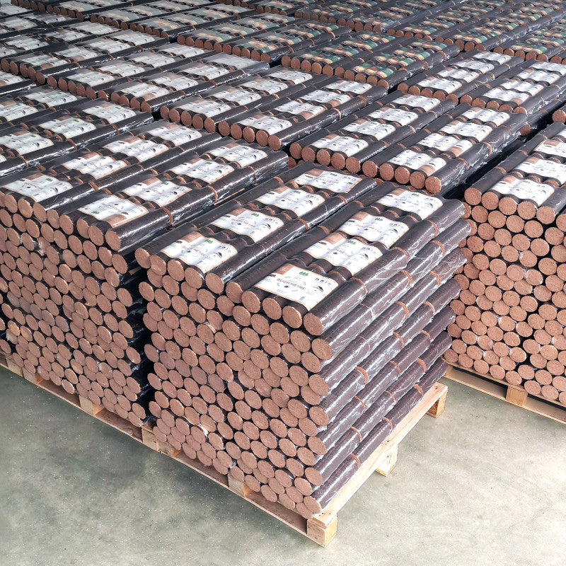 Bûches compressées