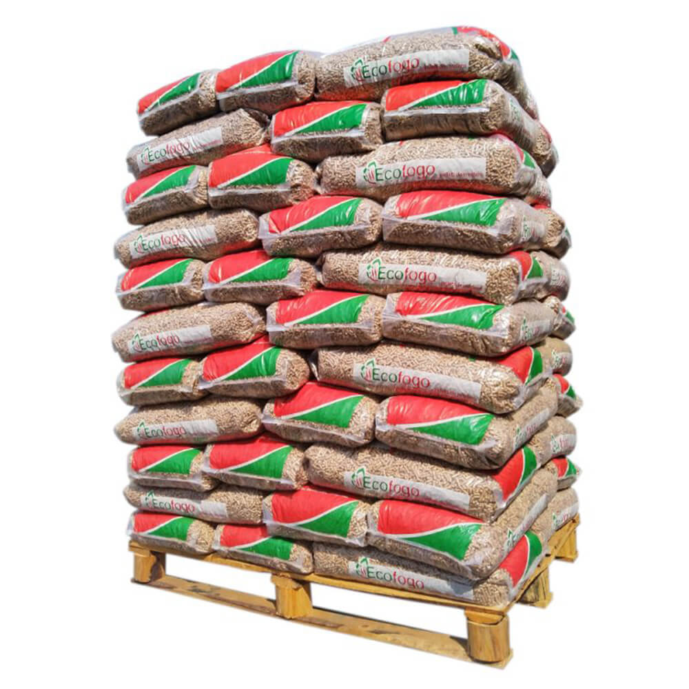 Pellet Ecofogo – Palette mit 66 Säcken à 15 kg
