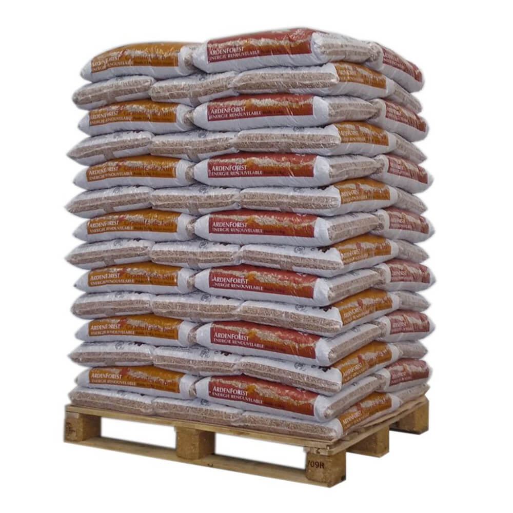 Ardenforest Pellets – Palette mit 70 Säcken à 15 kg