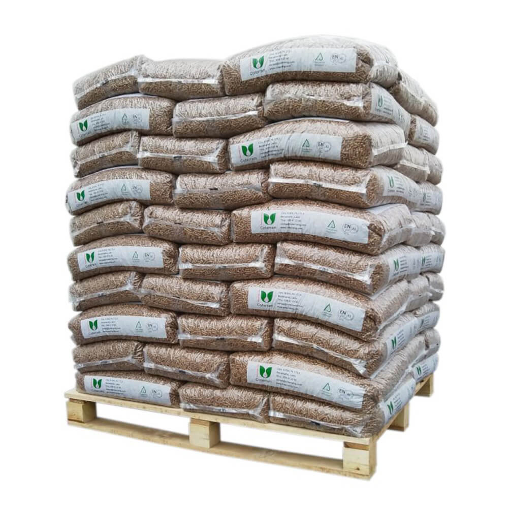 Coterram Pellets – Palette mit 70 Säcken à 15 kg