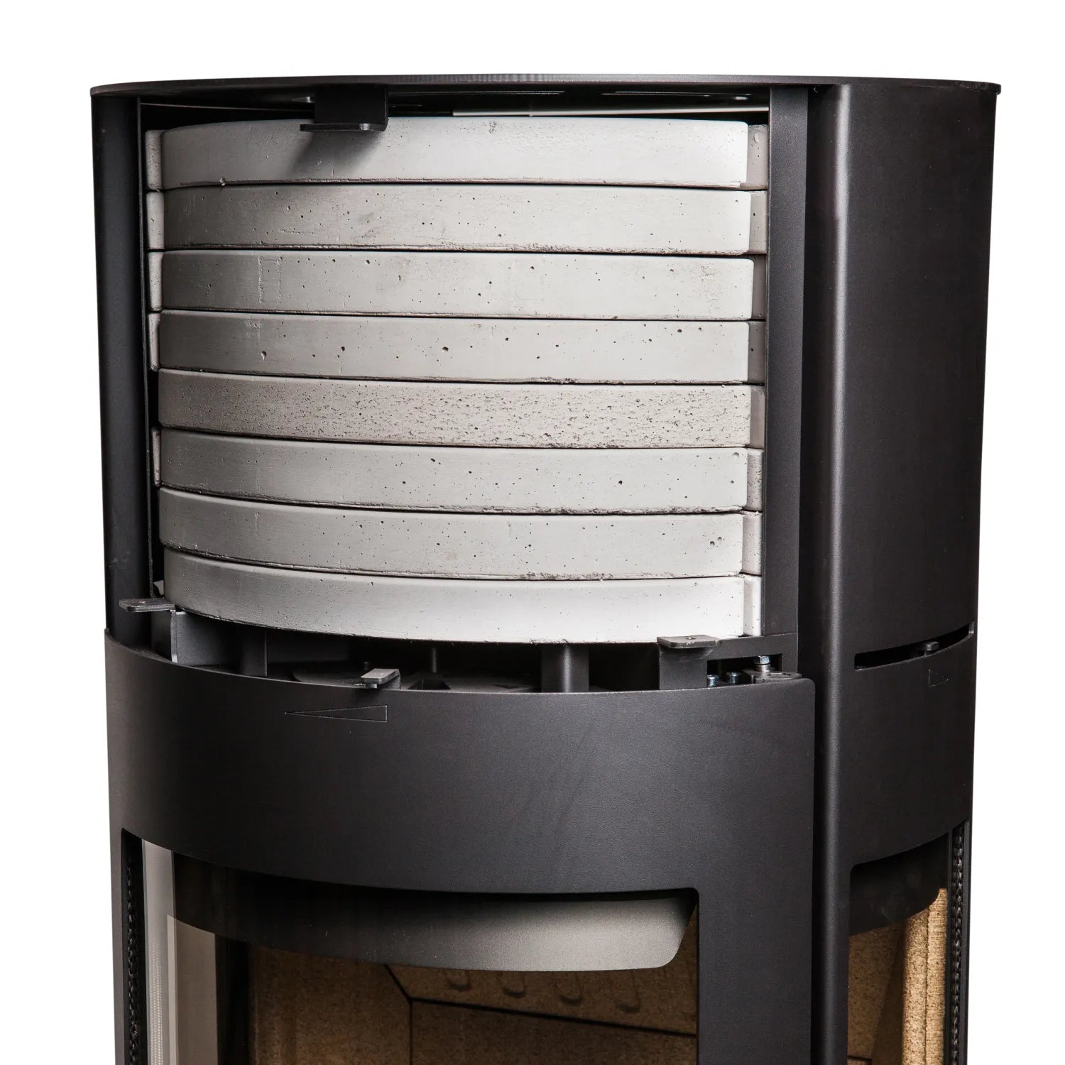 Poêle Aduro Aduro 9.7 habillage noir en acier 8 W