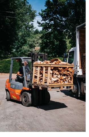 Bois de chauffage (Mélange hêtre; frêne) 30 cm (Sec) 1,5 Stères