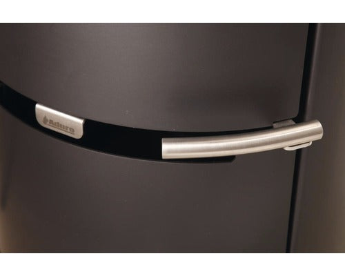Poêle Aduro 9 en acier noir avec un tiroir 6 kW